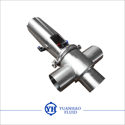 衛(wèi)生級(jí)T型截止閥   304不銹鋼T形換向閥截止閥 T-type sanitary stop valve