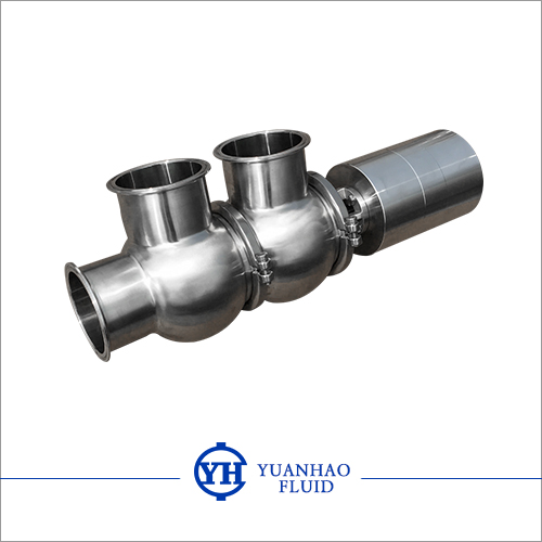 快裝換向閥（F閥） 304不銹鋼衛(wèi)生級(jí)換向閥  F-type Sanitary Reversing Valve 