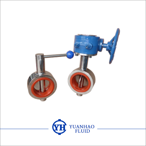 衛(wèi)生級渦輪蝶閥  Sanitary turbine butterfly valve