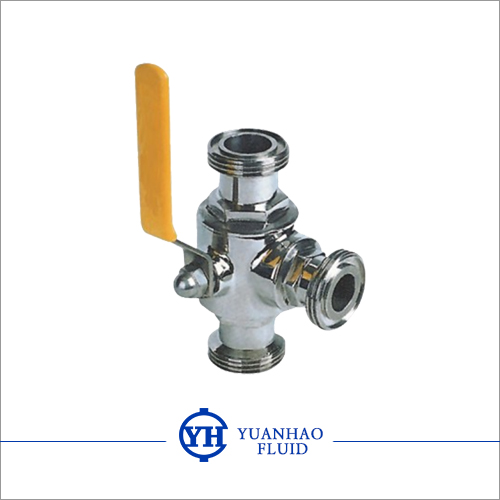 衛(wèi)生級(jí)螺紋三通球閥 Sanitary thread three-way ball valve